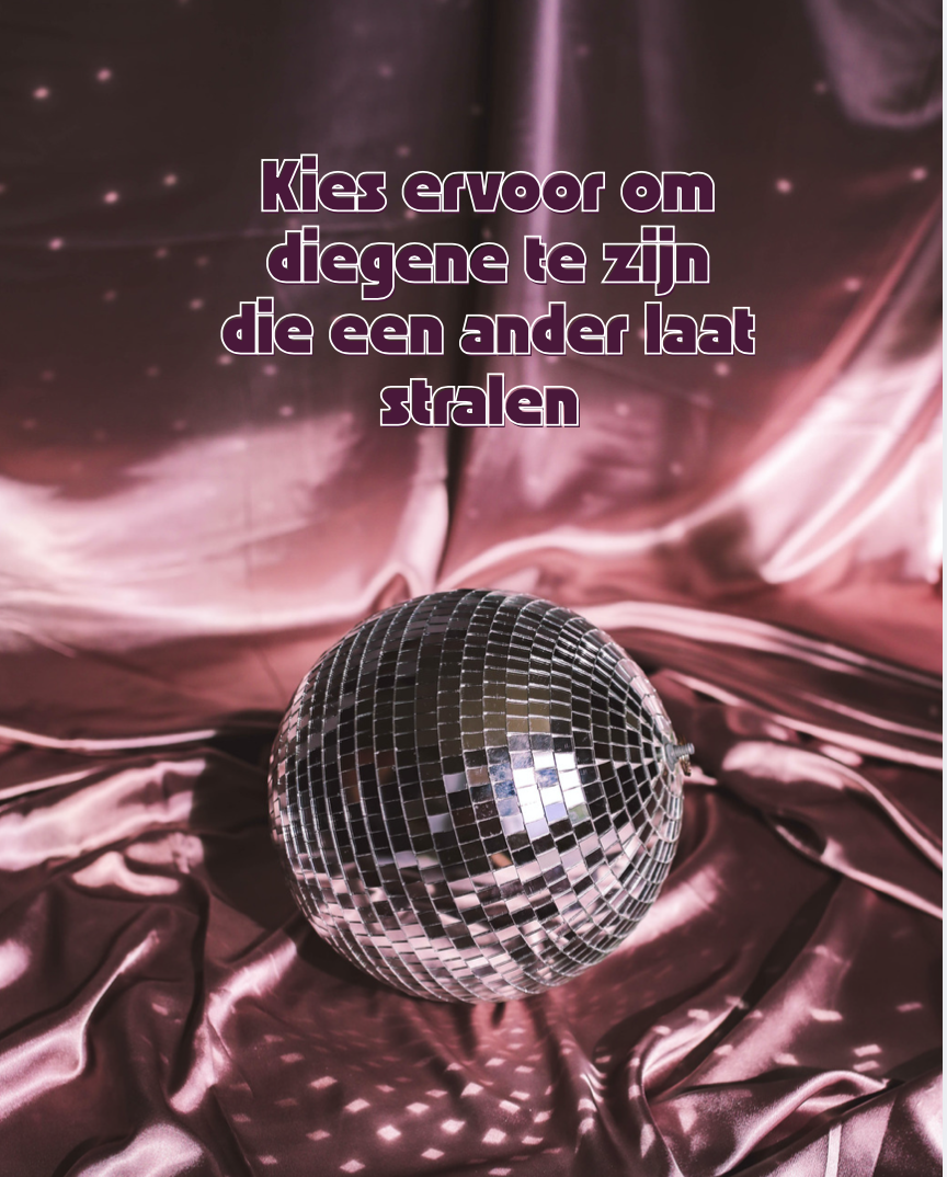 Posters met quotes – voor in de klas – discobal thema